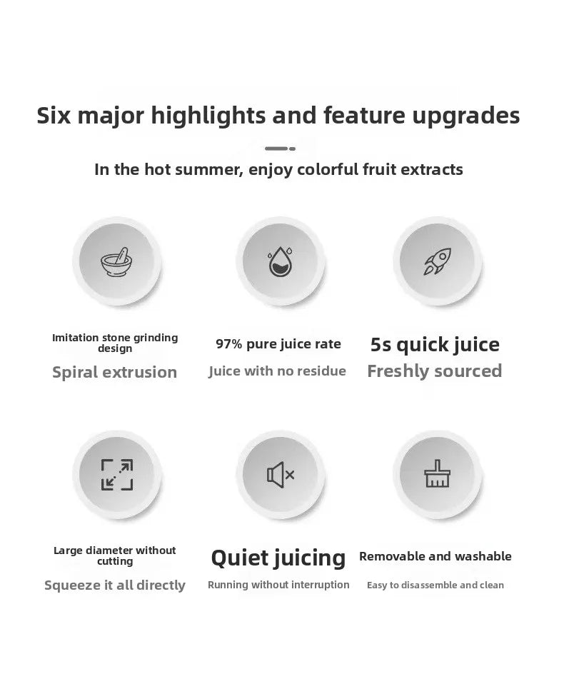 DailyJuice Pro – 2L Slow Juicer