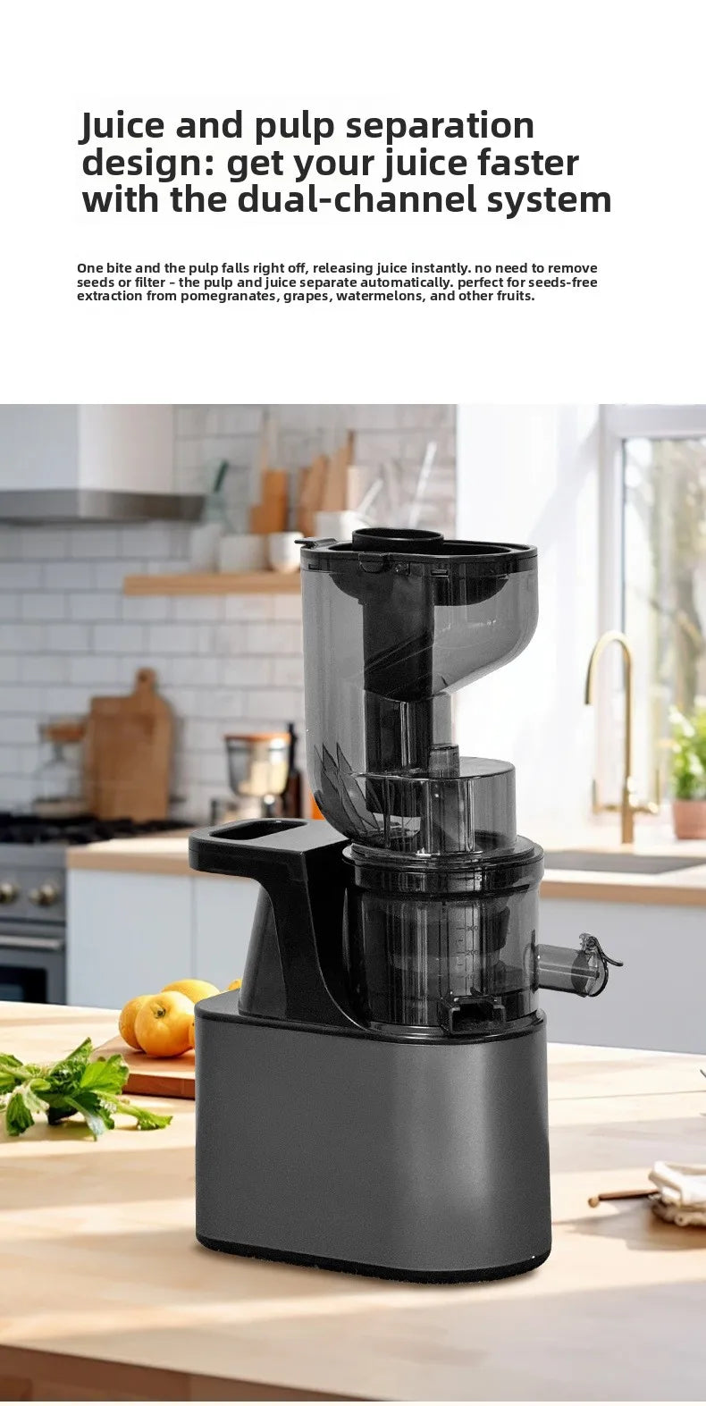 DailyJuice Pro – 2L Slow Juicer